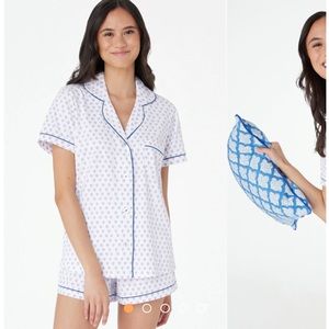 NWT roller rabbit lavender Purple Heart polo pajamas size P petite sold out